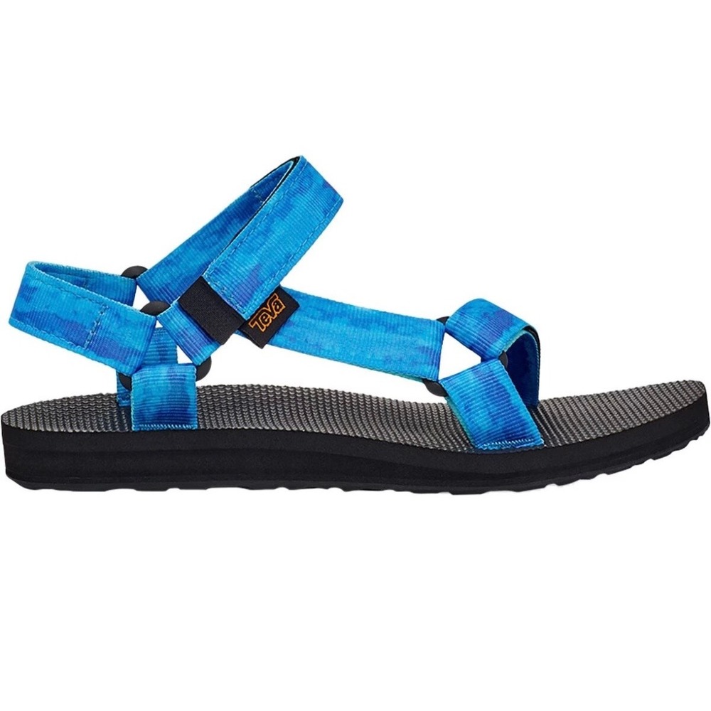 Teva Original Universal Sandals Womens 7 Blue Tie Dye Strappy Hiking Outdoor